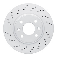 820-63159L Geoperformance Drilled Brake Rotor, 2015-2019 Multiple Makes/Models, Position: Front Left