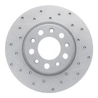 820-63173L Geoperformance Drilled Brake Rotor, 2015-2021 Mercedes-Benz, Position: Rear Left