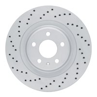 820-73066L Geoperformance Drilled Brake Rotor, Fits Select Multiple Makes/Models, Position: Rear Left