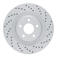 820-73066R Geoperformance Drilled Brake Rotor, Fits Select Multiple Makes/Models, Position: Rear Right