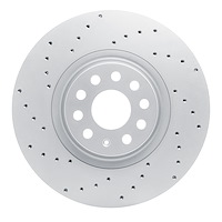 820-74034L Geoperformance Drilled Brake Rotor, Fits Select Multiple Makes/Models, Position: Front Left