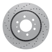 820-76162L Geoperformance Drilled Brake Rotor, Fits Select Lexus/Toyota/Scion, Position: Front Left