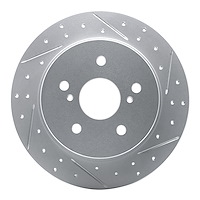 830-01005R Geoperformance Drilled/Slotted Brake Rotor, 2007-2014 Suzuki, Position: Rear Right
