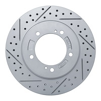 830-01013L Geoperformance Drilled/Slotted Brake Rotor, 1999-2008 Multiple Makes/Models, Position: Front Left