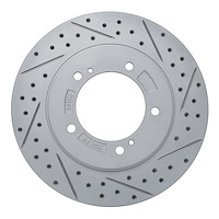 830-01013R Geoperformance Drilled/Slotted Brake Rotor, 1999-2008 Multiple Makes/Models, Position: Front Right