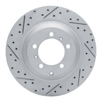 830-02140L Geoperformance Drilled/Slotted Brake Rotor, Fits Select Multiple Makes/Models, Position: Rear Left