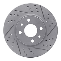 830-07002R Geoperformance Drilled/Slotted Brake Rotor, 2009-2019 Mopar, Position: Front Right