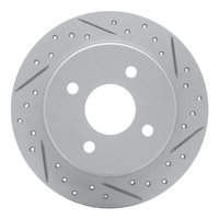 830-08000R Geoperformance Drilled/Slotted Brake Rotor, 1976-1982 Lancia, Position: Front Right
