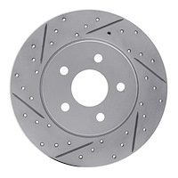 830-20013R Geoperformance Drilled/Slotted Brake Rotor, 2001-2008 Multiple Makes/Models, Position: Rear Right