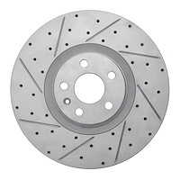 830-27051L Geoperformance Drilled/Slotted Brake Rotor, Fits Select Multiple Makes/Models, Position: Front Left