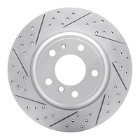 830-31030L Geoperformance Drilled/Slotted Brake Rotor, 1991-2001 BMW, Position: Rear Left