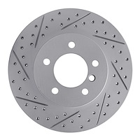 830-31046R Geoperformance Drilled/Slotted Brake Rotor, 1999-2008 BMW, Position: Front Right