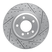 830-31069R Geoperformance Drilled/Slotted Brake Rotor, 2006-2012 BMW, Position: Front Right