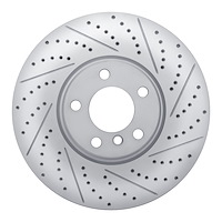 830-31184D Geoperformance Drilled/Slotted Brake Rotor, Fits Select Multiple Makes/Models, Position: Left Front