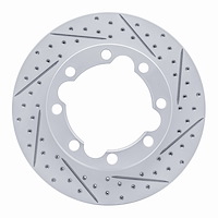 830-40052R Geoperformance Drilled/Slotted Brake Rotor, 1992-2000 Multiple Makes/Models, Position: Front Right