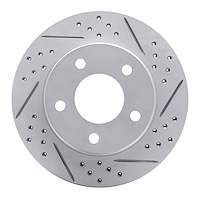 830-45003R Geoperformance Drilled/Slotted Brake Rotor, 1983-1996 GM, Position: Front Right