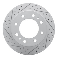830-48051L Geoperformance Drilled/Slotted Brake Rotor, Fits Select GM, Position: Front Left,Fr Left