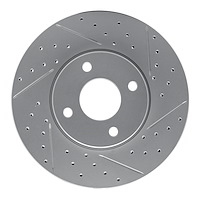 830-54053R Geoperformance Drilled/Slotted Brake Rotor, 2005-2012 Ford/Lincoln/Mercury/Mazda, Position: Front Right