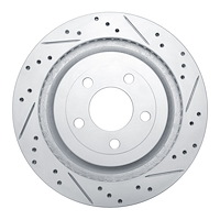 830-54074R Geoperformance Drilled/Slotted Brake Rotor, Fits Select Ford/Lincoln/Mercury/Mazda, Position: Rear Right