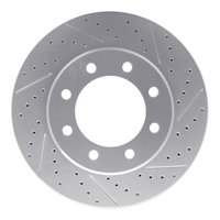 830-54211R Geoperformance Drilled/Slotted Brake Rotor, Fits Select Ford/Lincoln/Mercury/Mazda, Position: Front Right,Fr Right