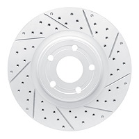 830-54281R Geoperformance Drilled/Slotted Brake Rotor, Fits Select Ford/Lincoln/Mercury/Mazda, Position: Front Right