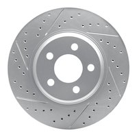 830-54302L Geoperformance Drilled/Slotted Brake Rotor, Fits Select Ford/Lincoln/Mercury/Mazda, Position: Front Left