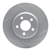 830-54302R Geoperformance Drilled/Slotted Brake Rotor, Fits Select Ford/Lincoln/Mercury/Mazda, Position: Front Right