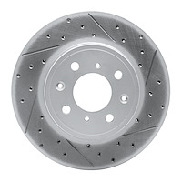 830-59038R Geoperformance Drilled/Slotted Brake Rotor, 2014-2020 Acura/Honda, Position: Front Right