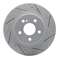 830-63086R Geoperformance Drilled/Slotted Brake Rotor, 2008-2015 Mercedes-Benz, Position: Rear Right