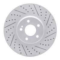 830-63117R Geoperformance Drilled/Slotted Brake Rotor, Fits Select Mercedes-Benz, Position: Front Right
