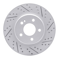 830-63118R Geoperformance Drilled/Slotted Brake Rotor, Fits Select Mercedes-Benz, Position: Rear Right
