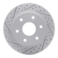 830-63153L Geoperformance Drilled/Slotted Brake Rotor, 1992-2017 Freightliner, Position: Fr & Rr Left,Rr Left