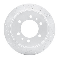830-63175L Geoperformance Drilled/Slotted Brake Rotor, Fits Select Multiple Makes/Models, Position: Rr Left,Rear Left