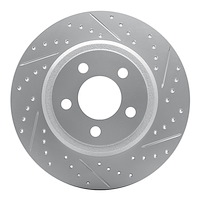 830-63184R Geoperformance Drilled/Slotted Brake Rotor, Fits Select Mercedes-Benz, Position: Rear Right
