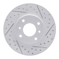 830-67040R Geoperformance Drilled/Slotted Brake Rotor, 1993-2006 Infiniti/Nissan, Position: Front Right