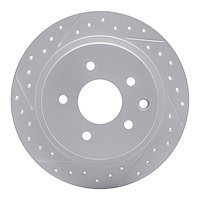 830-67050L Geoperformance Drilled/Slotted Brake Rotor, Fits Select Multiple Makes/Models, Position: Rear Left
