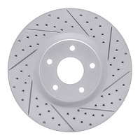 830-67059R Geoperformance Drilled/Slotted Brake Rotor, 2007-2017 Multiple Makes/Models, Position: Front Right