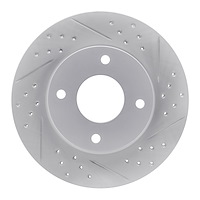 830-67062R Geoperformance Drilled/Slotted Brake Rotor, 2007-2017 Infiniti/Nissan, Position: Front Right