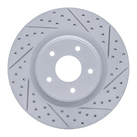 830-67105R Geoperformance Drilled/Slotted Brake Rotor, Fits Select Infiniti/Nissan, Position: Front Right