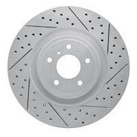 830-68012R Geoperformance Drilled/Slotted Brake Rotor, Fits Select Infiniti/Nissan, Position: Front Right