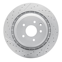 830-68013R Geoperformance Drilled/Slotted Brake Rotor, Fits Select Infiniti/Nissan, Position: Rear Right