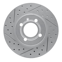 830-74006L Geoperformance Drilled/Slotted Brake Rotor, 1986-2008 Audi/Volkswagen, Position: Front Left