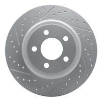 830-74035L Geoperformance Drilled/Slotted Brake Rotor, 1970-1972 Audi/Volkswagen, Position: Front Left