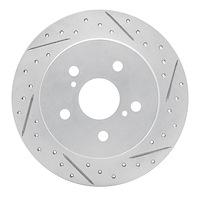 830-75041R Geoperformance Drilled/Slotted Brake Rotor, Fits Select Lexus/Toyota/Scion, Position: Rear Right