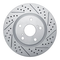 830-76080R Geoperformance Drilled/Slotted Brake Rotor, 2006-2020 Multiple Makes/Models, Position: Front Right