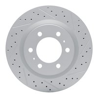 830-76162R Geoperformance Drilled/Slotted Brake Rotor, Fits Select Lexus/Toyota/Scion, Position: Front Right