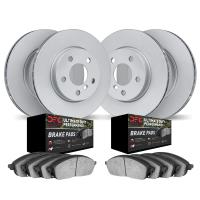 9404-45001 GEOMET Brake Rotors with Ultimate-Duty Brake Pads Kit, 2010-2015 GM, Position: Front and Rear