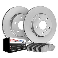 9602-73029 GEOMET Brake Rotors w/5000 Euro Ceramic Brake Pads Kit, Fits Select Audi/Volkswagen, Position: Front