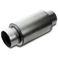 Split Flow Round Muffler 3-1/2" Dia. Inlet/Outlet