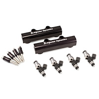 1050.18.01.48.14.4 1050cc Fuel Injector Set, 2004-2006 Subaru STI Turbo, Top-Feed Conversion Kit, (2) 2x8 Lower O-Rings
